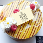 Biscuittaart mango cassis